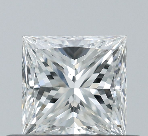 0.5 carat E-VS2 Natūralus Princess Deimantas (1)