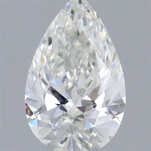 0.3 carat H-VS2 Natūralus Pear Deimantas (1)