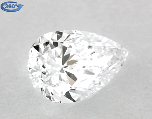 2.01 carat E-VS2 Natūralus Pear Deimantas (1)