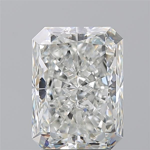 4.02 carat H-SI2 Natūralus Radiant Deimantas (1)