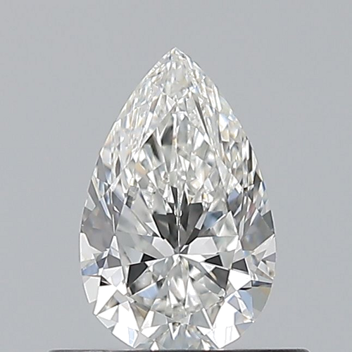 0.5 carat G-VS1 Natūralus Pear Deimantas (1)
