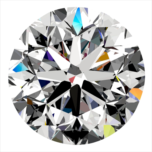 0.3 carat I-VS2 GD cut Natūralus Round Deimantas (1)
