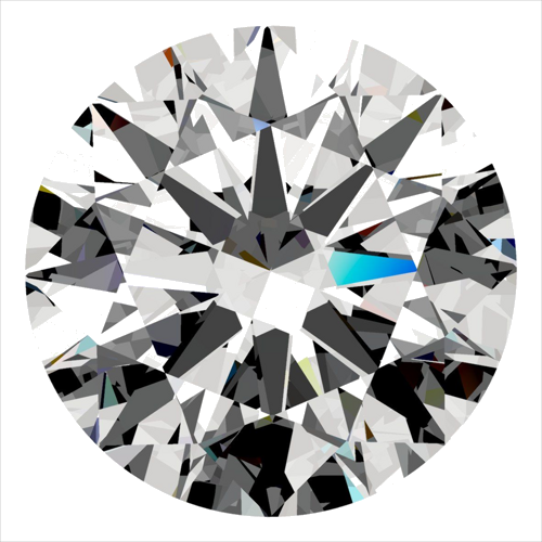0.32 carat G-VVS1 Excellent cut Natūralus Round Deimantas (1)