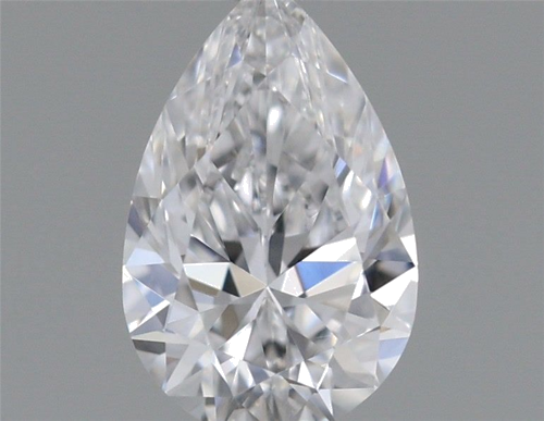 0.3 carat D-VVS2 Natūralus Pear Deimantas (1)