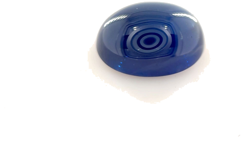 3.26 carat BLUE CABOCHON cut Oval Safyras (1)
