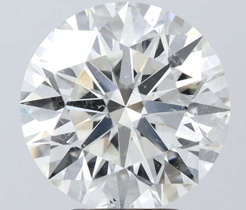 4.5 carat I-SI2 Excellent cut Natūralus Round Deimantas (1)