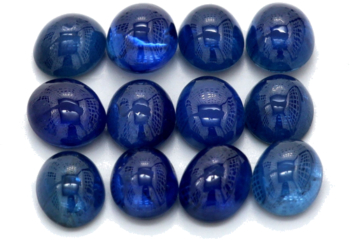 3.39 carat BLUE CABOCHON cut Oval Safyras (1)