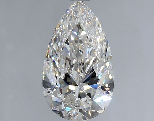 2.35 carat H-IF Natūralus Pear Deimantas (1)