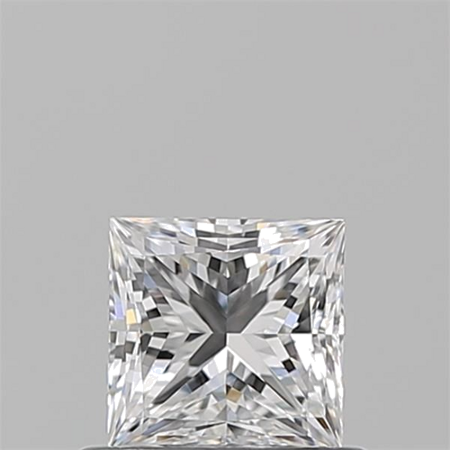 0.63 carat D-VVS2 Natūralus Princess Deimantas (1)
