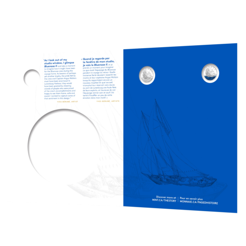 2021 Canada Ship Bluenose Dollar BU Coin Set (4)