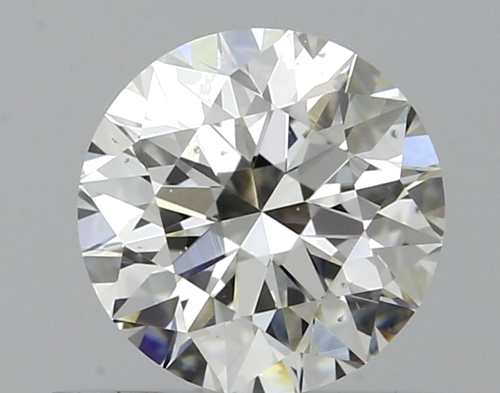 0.5 carat G-SI1 Excellent cut Natūralus Round Deimantas (1)