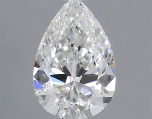 0.32 carat F-VVS1 Natūralus Pear Deimantas (1)