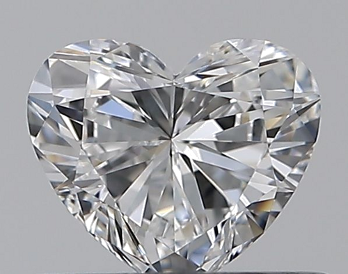 0.48 carat E-VVS1 Natūralus Heart Deimantas (1)