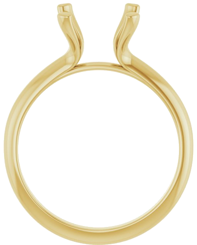 Sužadėtuvių Žiedas „Solitaire“ 14k yellow gold Square 7.5mm (2)