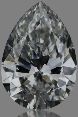 0.19 carat E-VS2 Natūralus Pear Deimantas (1)