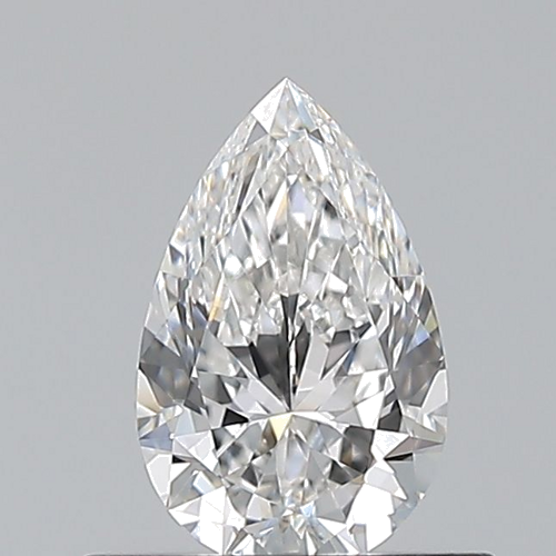 0.5 carat F-VS1 Natūralus Pear Deimantas (1)