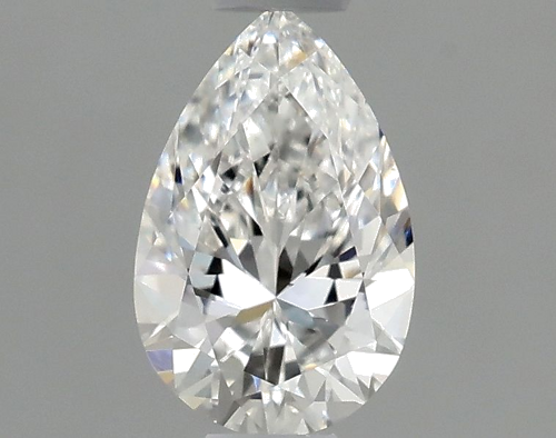 0.6 carat E-VS2 Natūralus Pear Deimantas (1)