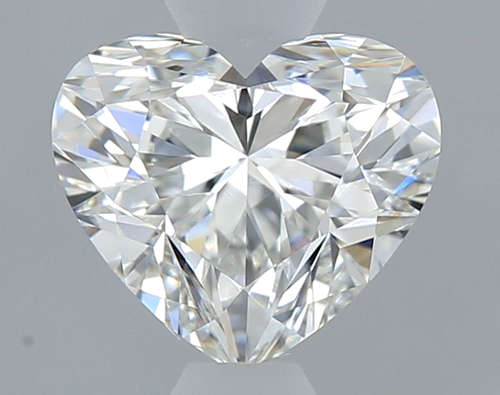 0.61 carat H-VVS2 Natūralus Heart Deimantas (1)