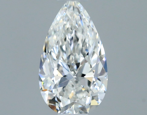 0.4 carat F-VVS1 Natūralus Pear Deimantas (1)