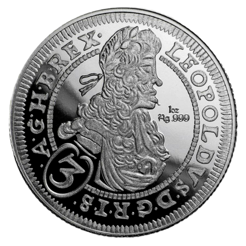 1 oz Словакия 2019 Леопольд 3 Крейцира серебряная монета (Restrike) (1)