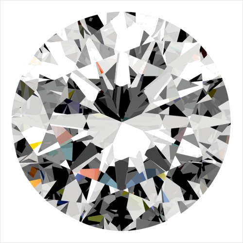 0.3 carat D-VS1 Very Good cut Natūralus Round Deimantas (1)