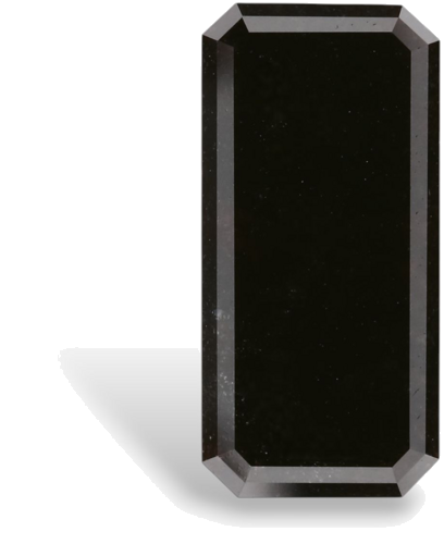 3.51 carat Fancy Black-VVS2 Natūralus Emerald Deimantas (1)