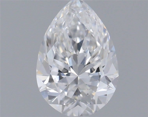 0.7 carat D-VS2 Natūralus Pear Deimantas (1)