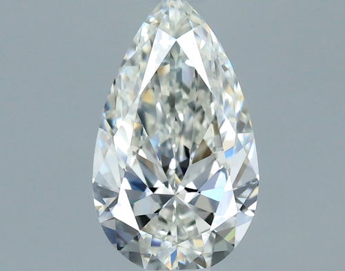 0.5 carat H-IF Natūralus Pear Deimantas (1)