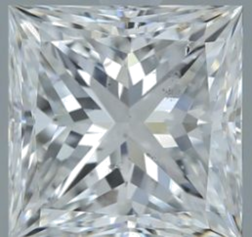 2.2 carat E-SI2 Natūralus Princess Deimantas (1)