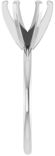Sužadėtuvių Žiedas „Solitaire“ 585 Baltojo Aukso Round 7.4mm (4)