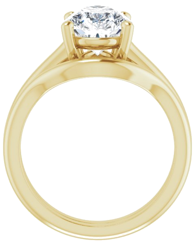 Sužadėtuvių Žiedas „V-End Prong“ 14k yellow gold Pear 12mm x 8mm (7)