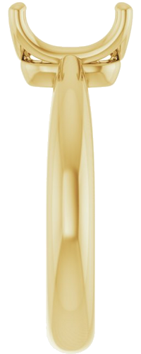 Sužadėtuvių Žiedas „Solitaire Crown-Inspired“ 14k yellow gold Emerald 8mm x 6mm (4)