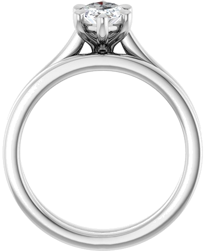Sužadėtuvių Žiedas „Claw-Prong“ 14k white gold Marquise 9.5mm x 5mm (7)