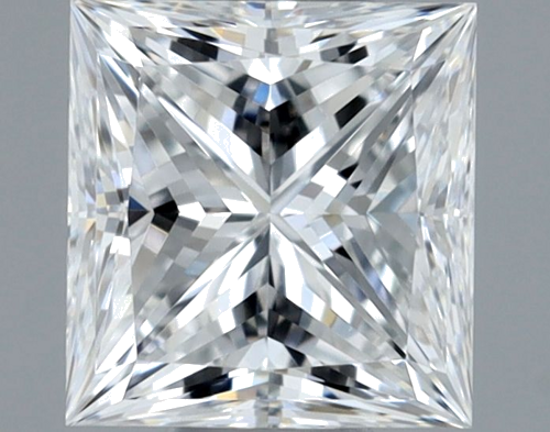 0.42 carat D-VVS2 Natūralus Princess Deimantas (1)