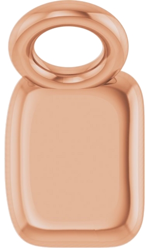 Pakabukas „French-Set Family Bar“ 10k rose gold Round 3mm (3)