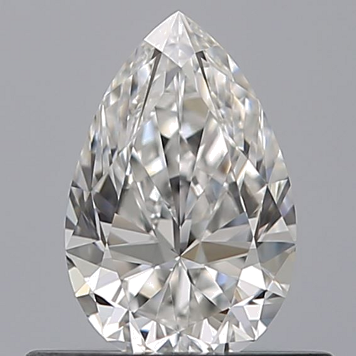 0.42 carat D-VVS1 Natūralus Pear Deimantas (1)