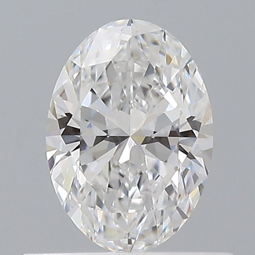 0.51 carat D-VVS2 Natūralus Oval Deimantas (1)