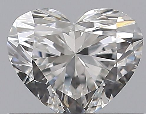 0.4 carat F-VVS2 Natūralus Heart Deimantas (1)