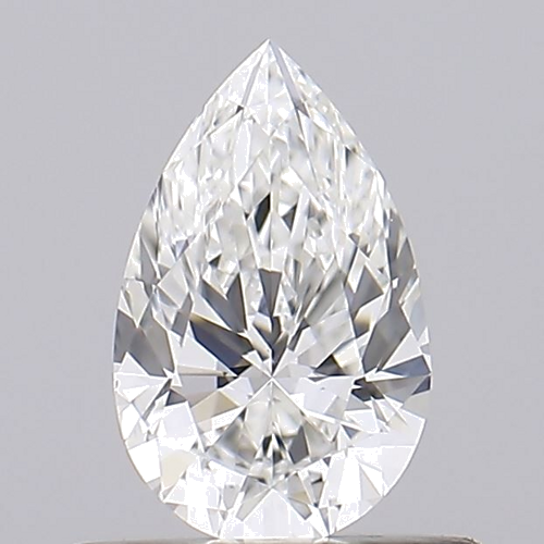 0.5 carat H-VS1 Natūralus Pear Deimantas (1)