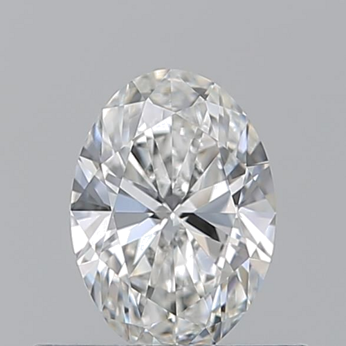 0.5 carat G-VS2 Natūralus Oval Deimantas (1)