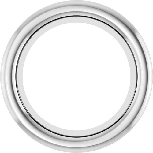 Sterling Silver 5.2 mm Round Bezel-Set Slide Pendant Mounting (1)