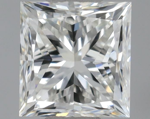0.45 carat I-VVS2 Natūralus Princess Deimantas (1)