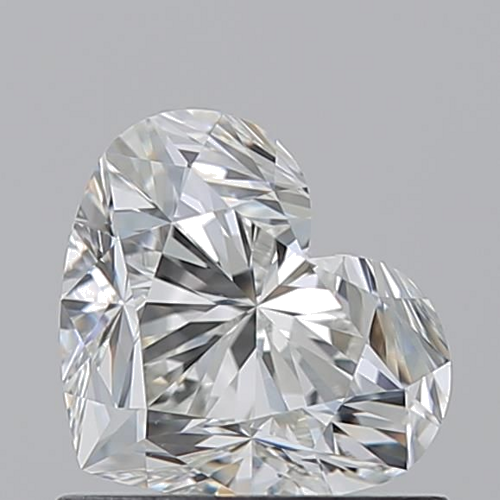 0.9 carat H-VS2 Natūralus Heart Deimantas (1)