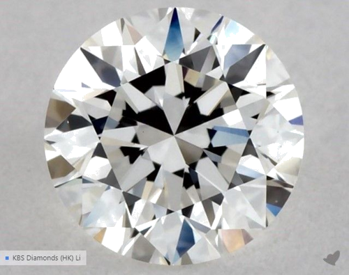 0.51 carat G-VS1 Excellent cut Natūralus Round Deimantas (1)