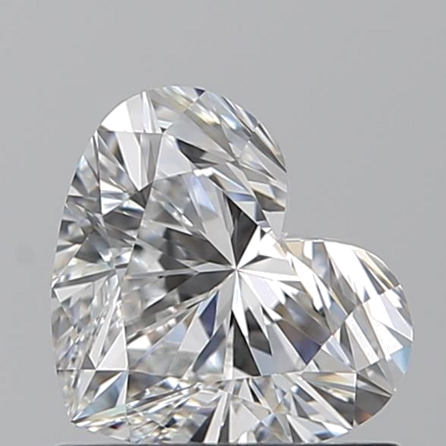0.9 carat E-VVS1 Natūralus Heart Deimantas (1)