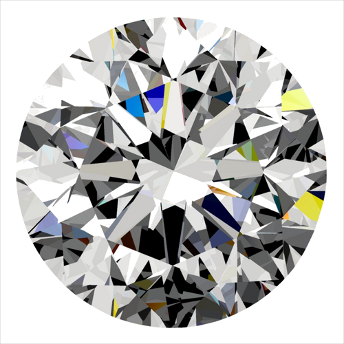 0.3 carat E-VS2 GD cut Natūralus Round Deimantas (1)