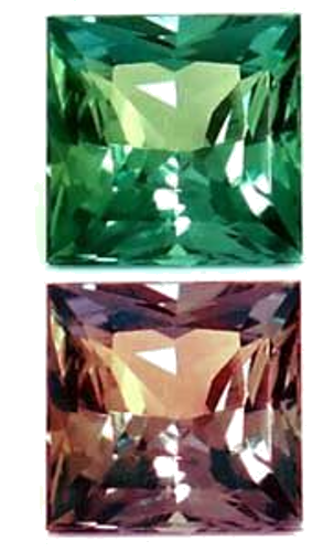 0.14 carat GREEN Square Alexandrite (1)
