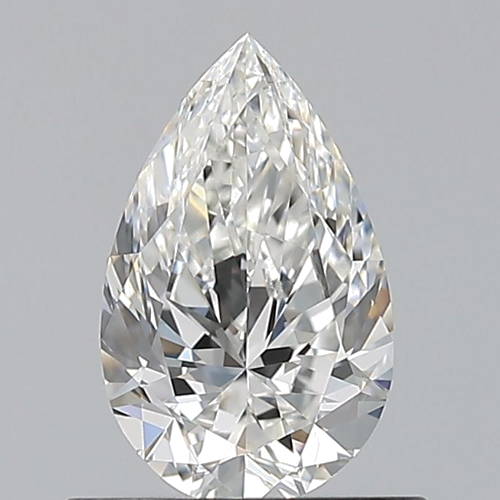 0.62 carat F-IF Natūralus Pear Deimantas (1)
