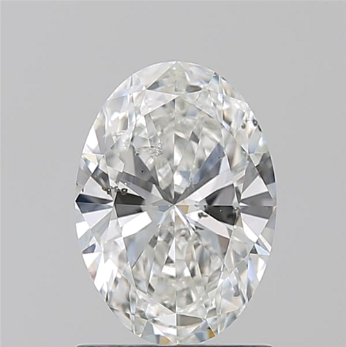 1.2 carat G-SI2 Natūralus Oval Deimantas (1)