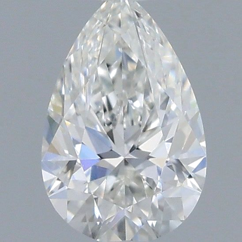 0.4 carat G-SI1 Natūralus Pear Deimantas (1)